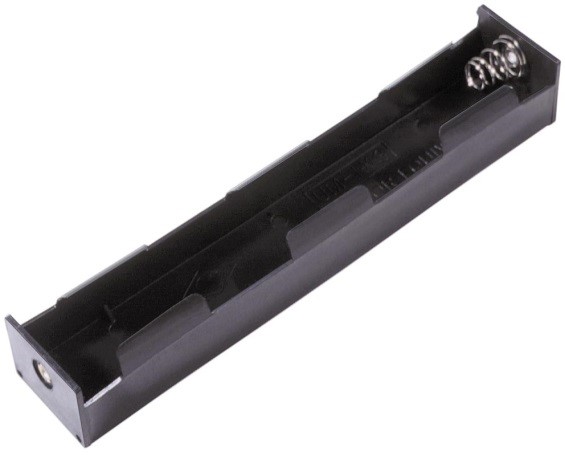 BH13DL - 3 D Cell battery holder w/ solder lugs