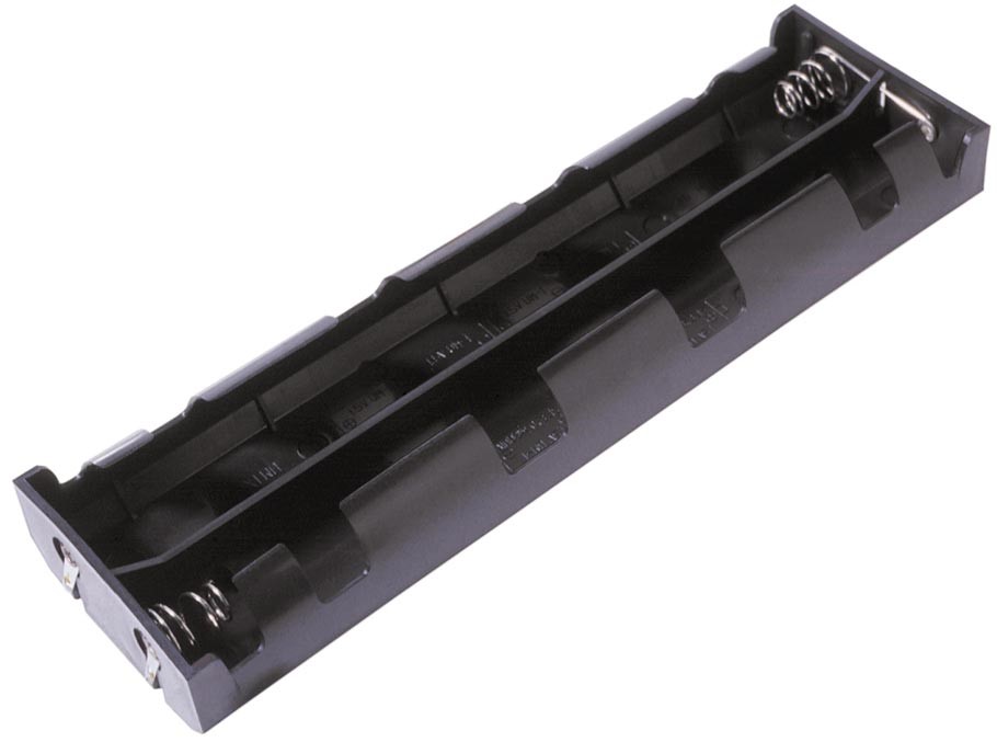 BH28DL - 8 D Cell Battery Holder w/ Solder Lugs