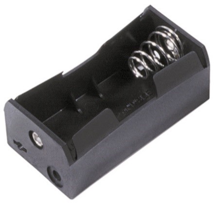 BHDL - Single D Cell Battery Holder w/ Solder Lugs