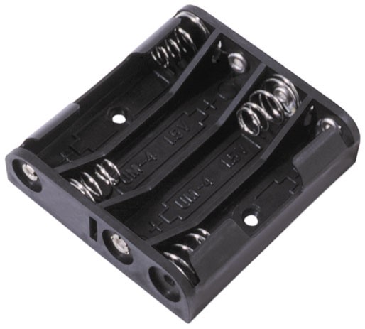 BC4AAAL - 4 AAA battery cell holder w/ Solder lugs.