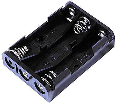 BH3AAAPC - 3 AAA battery cell holder w/ PC Pins.